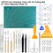 32 Pieces Vinyl Weeding Tools with T-Shirt Alignment Ruler Kit, Weeding Tools for Vinyl, Vinyl Weeding Tools Kit for Weeding Vinyl, DIY Art & Craft, Silhouettes, Cameos, Cutting, Scrapbook